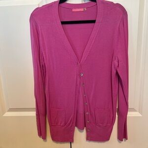 Women's Pink Cardigan Sweater